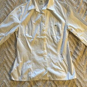 Lacoste Button Up Long Sleeve Size 4